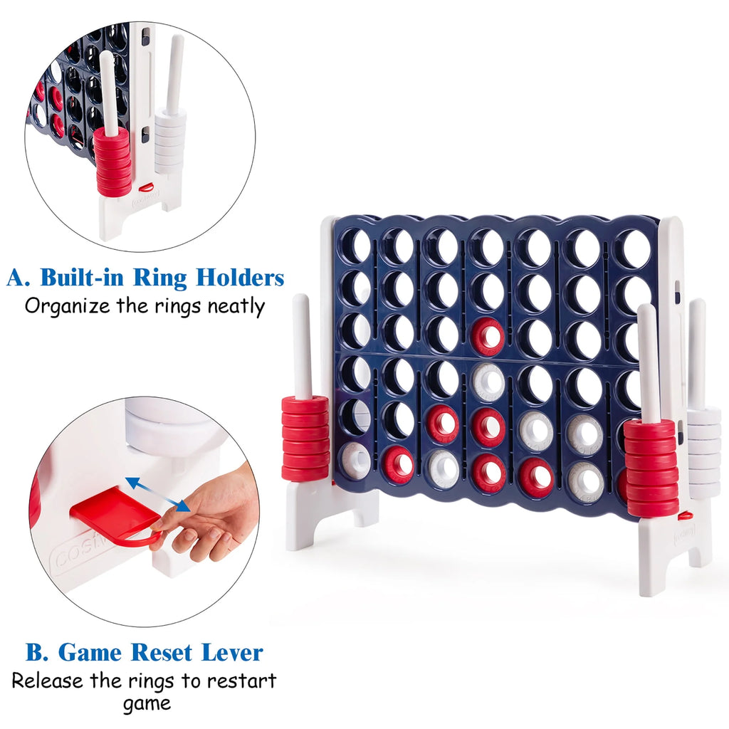 Jumbo 4-to-Score 4 in A Row Giant Game Set D494