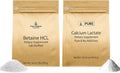Calcium Lactate and Betaine HCL 1 lb Each Dietary Supplement J778