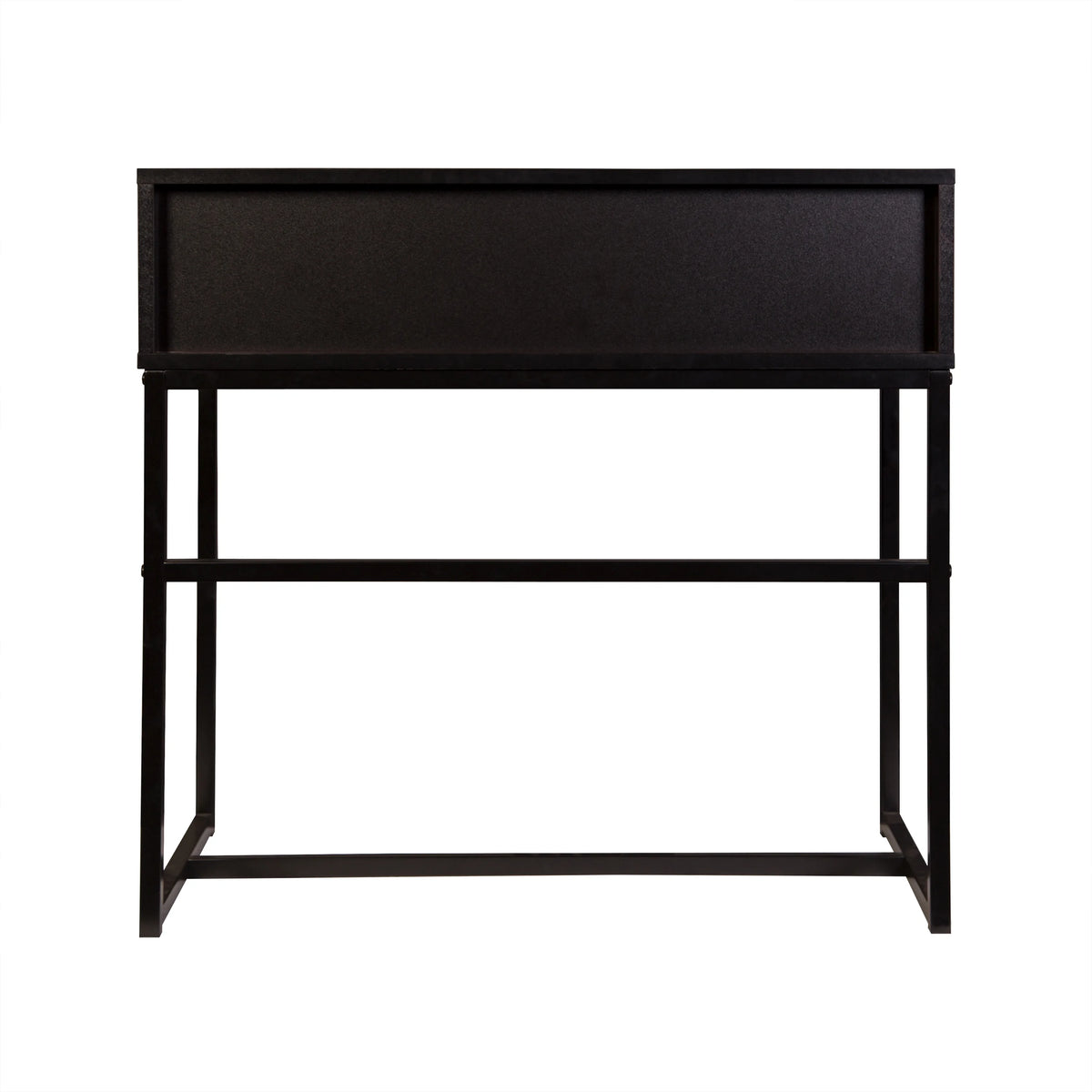Black Console Table with 2 Wood Drawers X8229