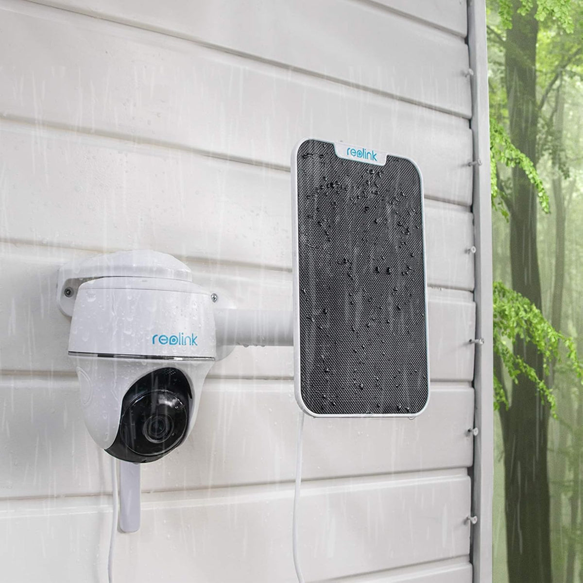 Outdoor Security Camera System Pan Tilt 3G/4G LTE Solar Battery Powered Camera C407