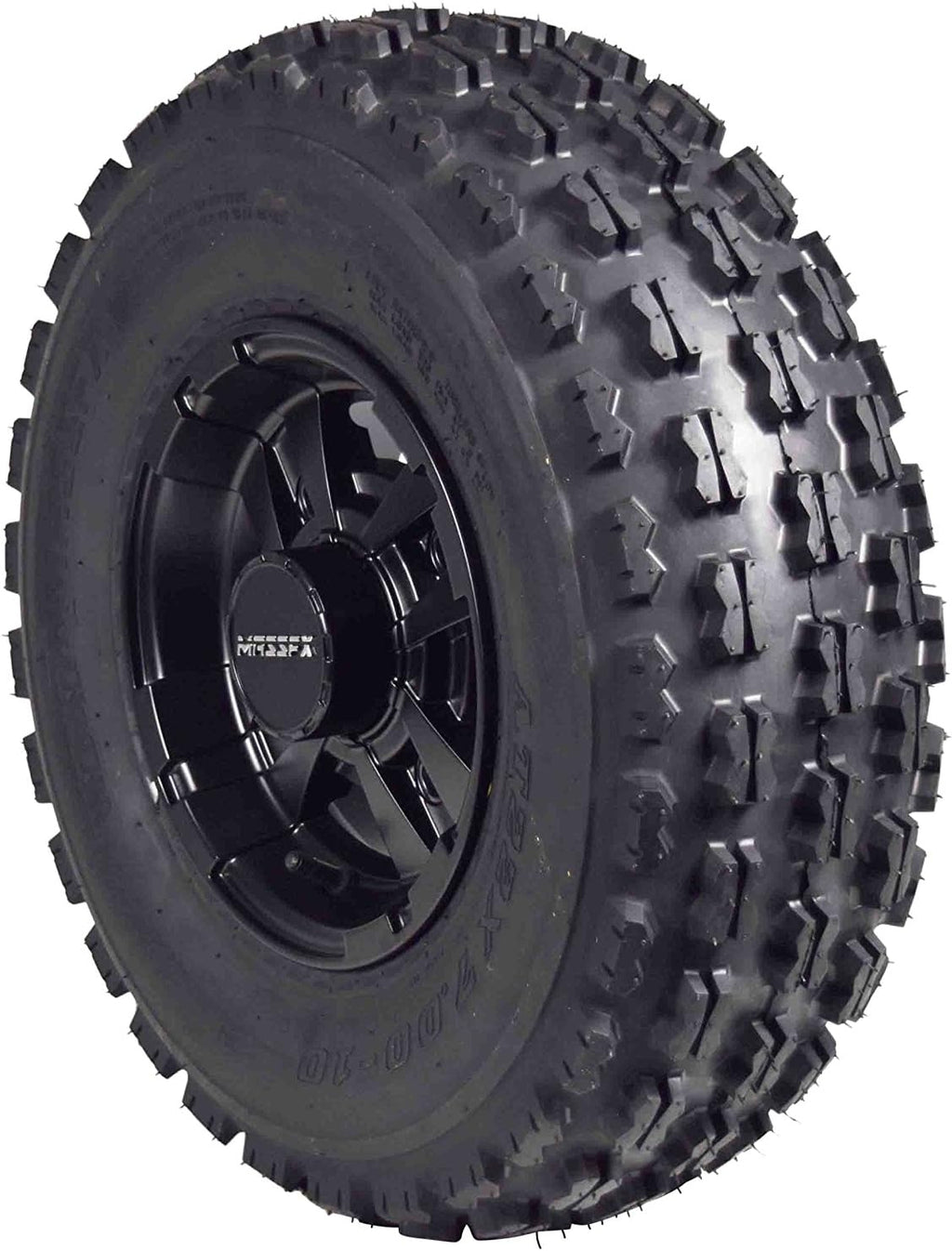 22x7-10 ATV Front Tire & 10x5 Black Wheel Kit (2 Pack) A37514