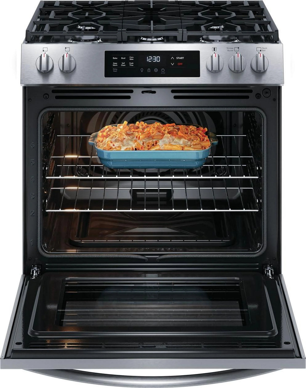 30" Front Control Gas Range with Convection Bake Y73359