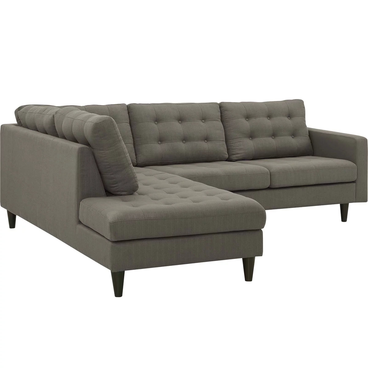 Grey Fabric Sectional Sofa G191
