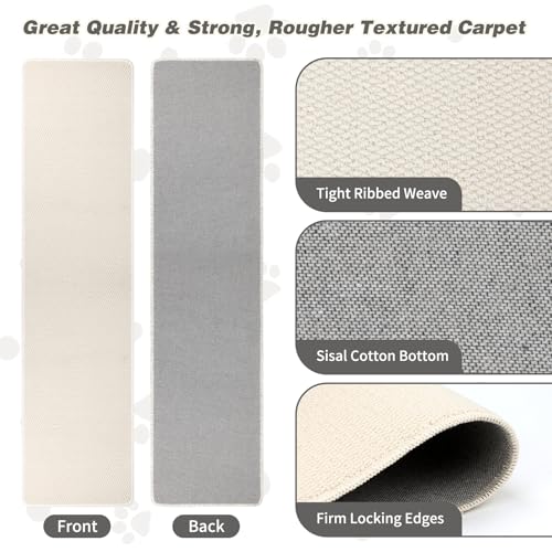 71x15.8 Thickened Cat Wall Climbing Carpet with 16 Fixed Nails L262761