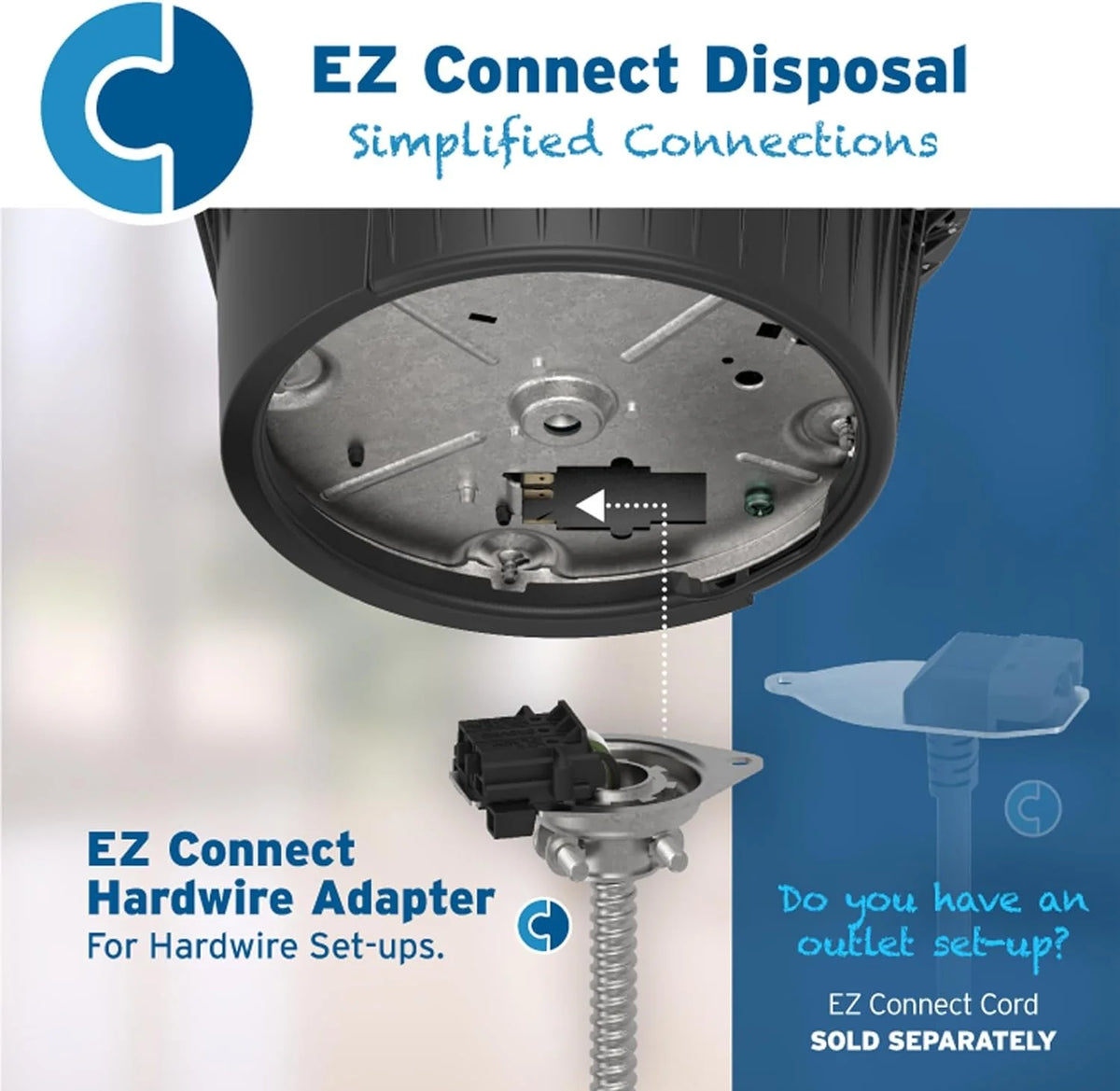 1 HP Continuous Feed Garbage Disposal V681