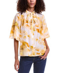 Yellow Silk Blouse A29423