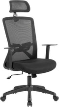 Black Ergonomic High Back Mesh Office Chair with Lumbar Support and Headrest P667192