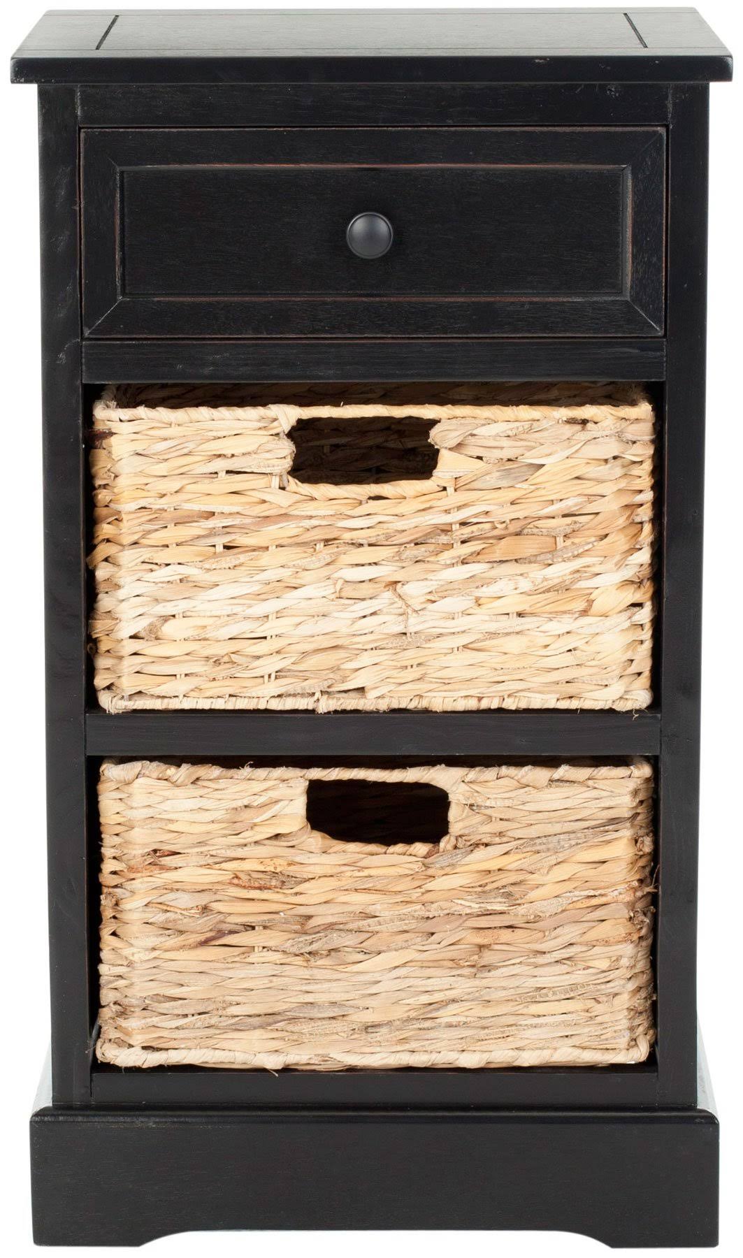 Grey Storage Side Table P91175