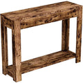 Brown Reclaimed Wood Console Table P7029