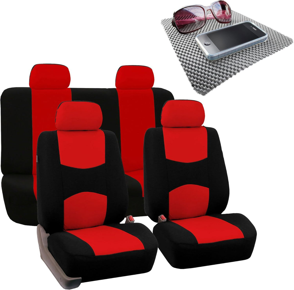 Bright Flat Cloth Full Set Car Seat Covers Q699