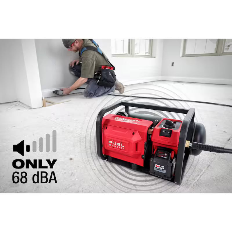 18-Volt Lithium-Ion Brushless Cordless Compact Quiet Electric Compressor I826
