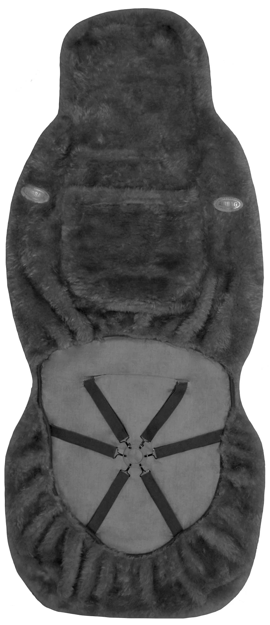 Sheepskin Seat Cover Gray W6215