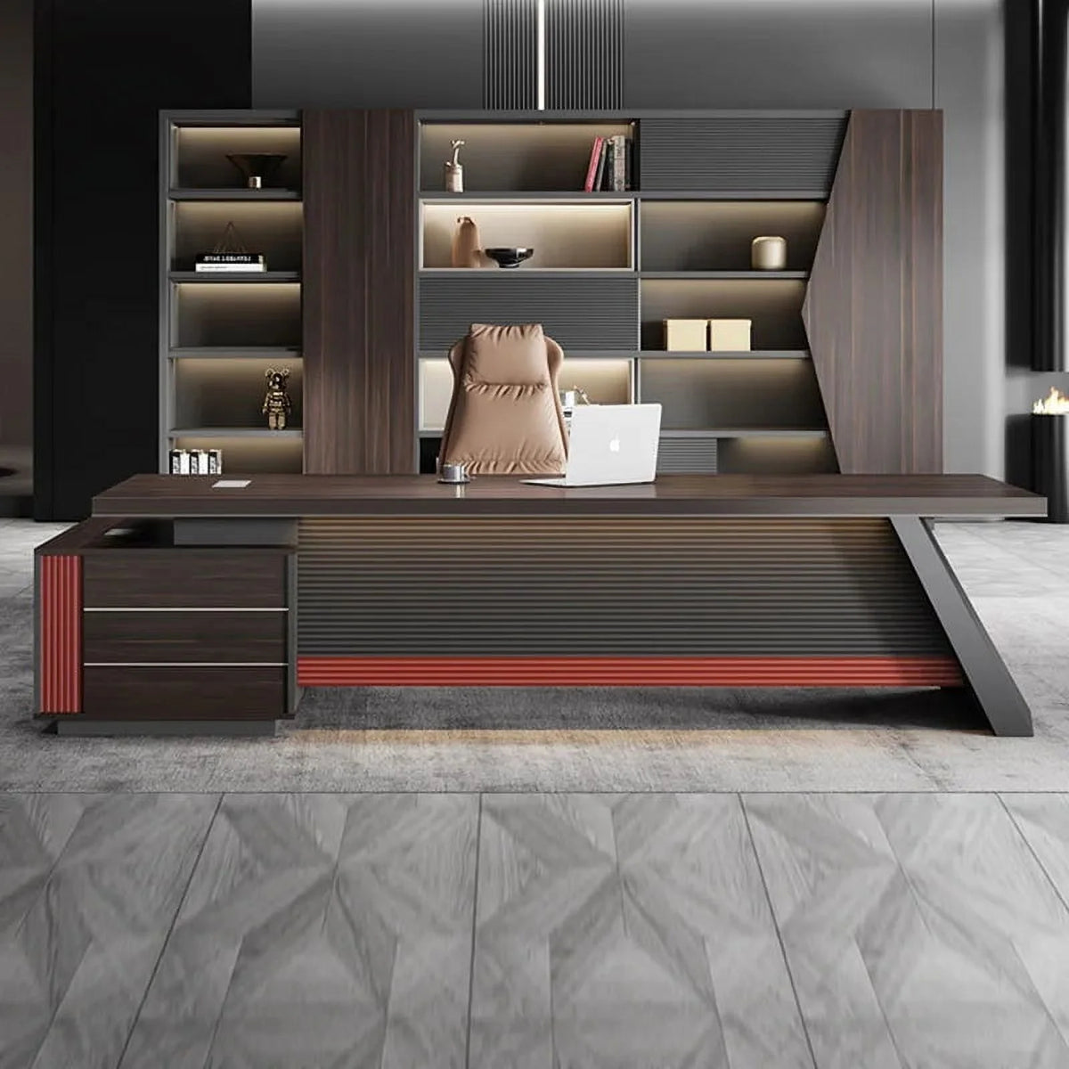 Executive Office Desk with Drawers U511