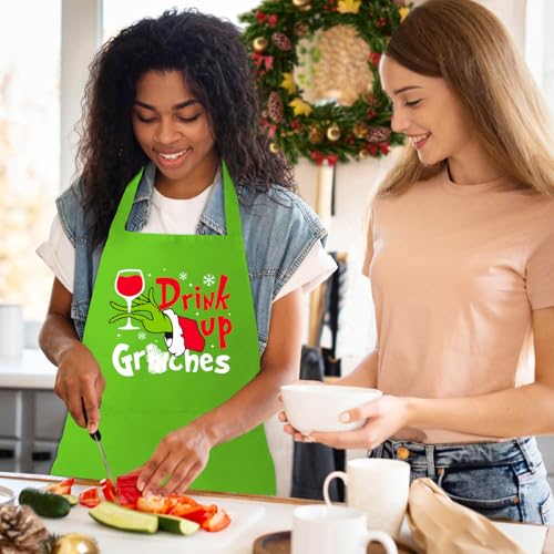 Christmas Baking Apron with 2 Pockets G145