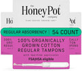 54 Regular Organic Unscented Tampons S206