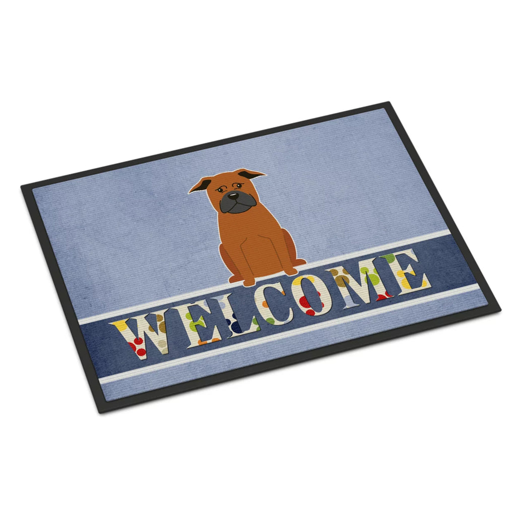 Chinese Chongqing Dog Welcome Door Mat 18x27 Doormat W6226