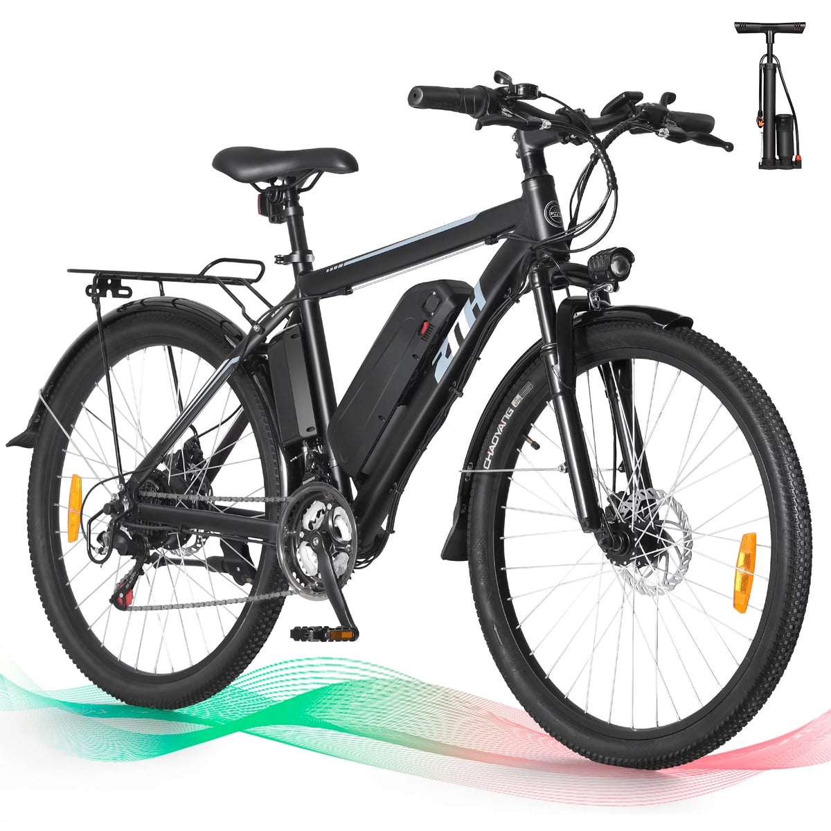 Electric Bicycle 26 in. 350 W Black N43440
