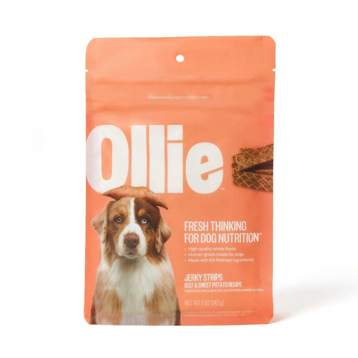 Beef & Sweet Potato Jerky Strips Dog Treats O385