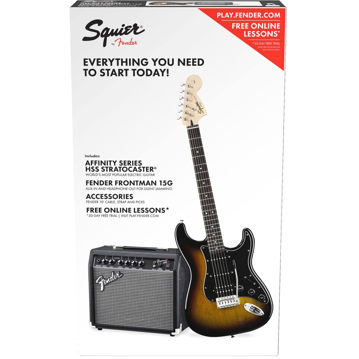 Brown Sunburst Electric Guitar Z283