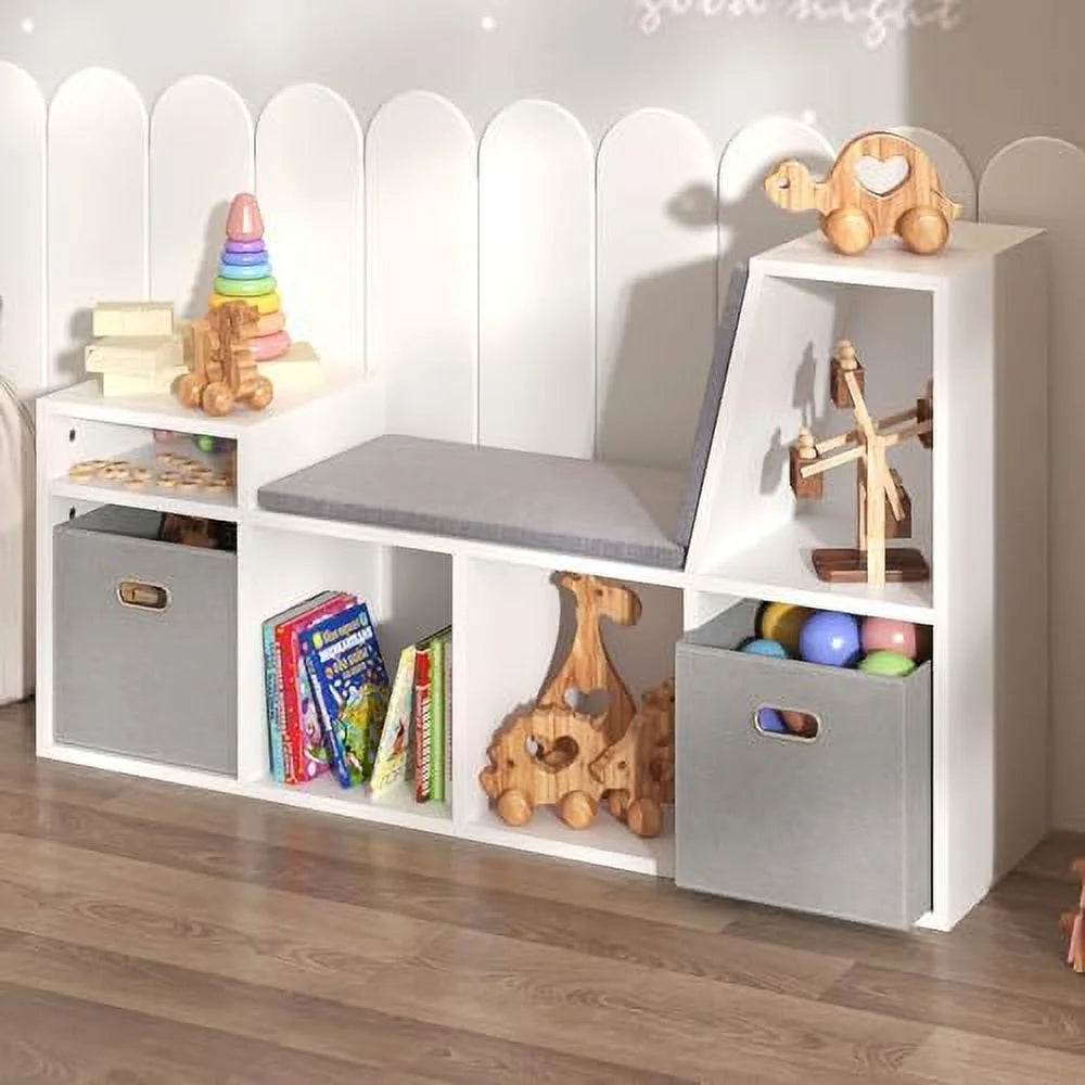 Reading Nook Bench with Seat Cushion J895