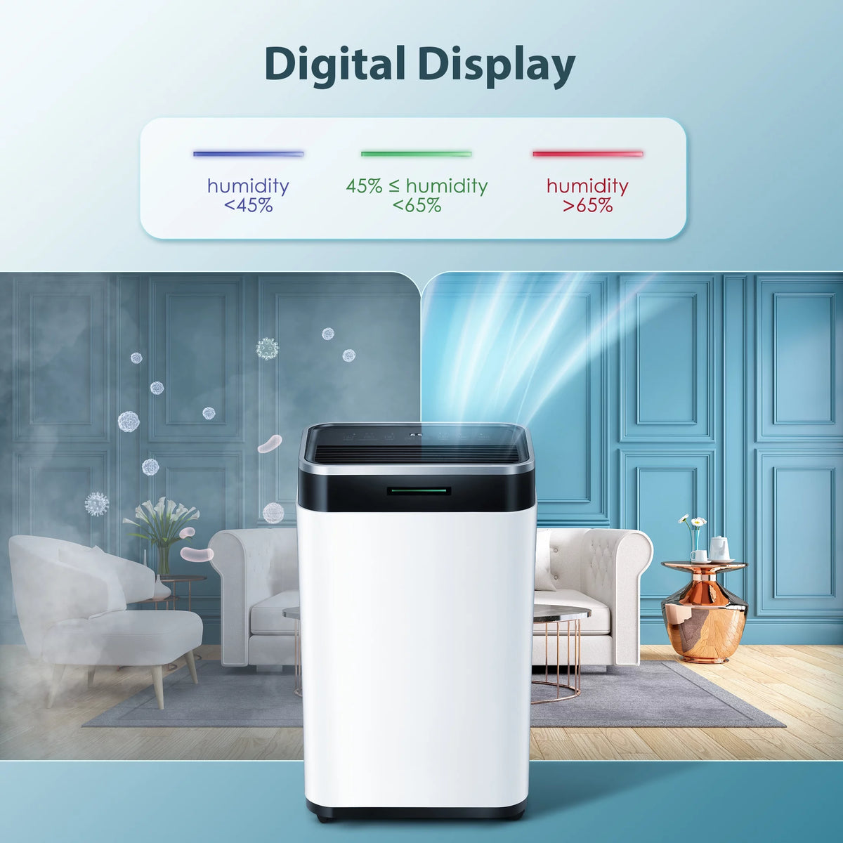 45 Pint Dehumidifier with Drain Hose X235777
