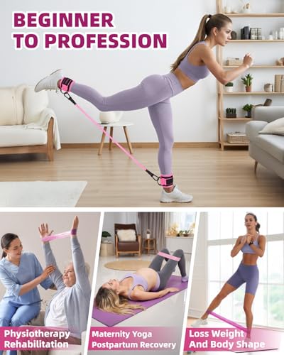 Resistance Bands Set with Cuffs, Set of 8 S667361