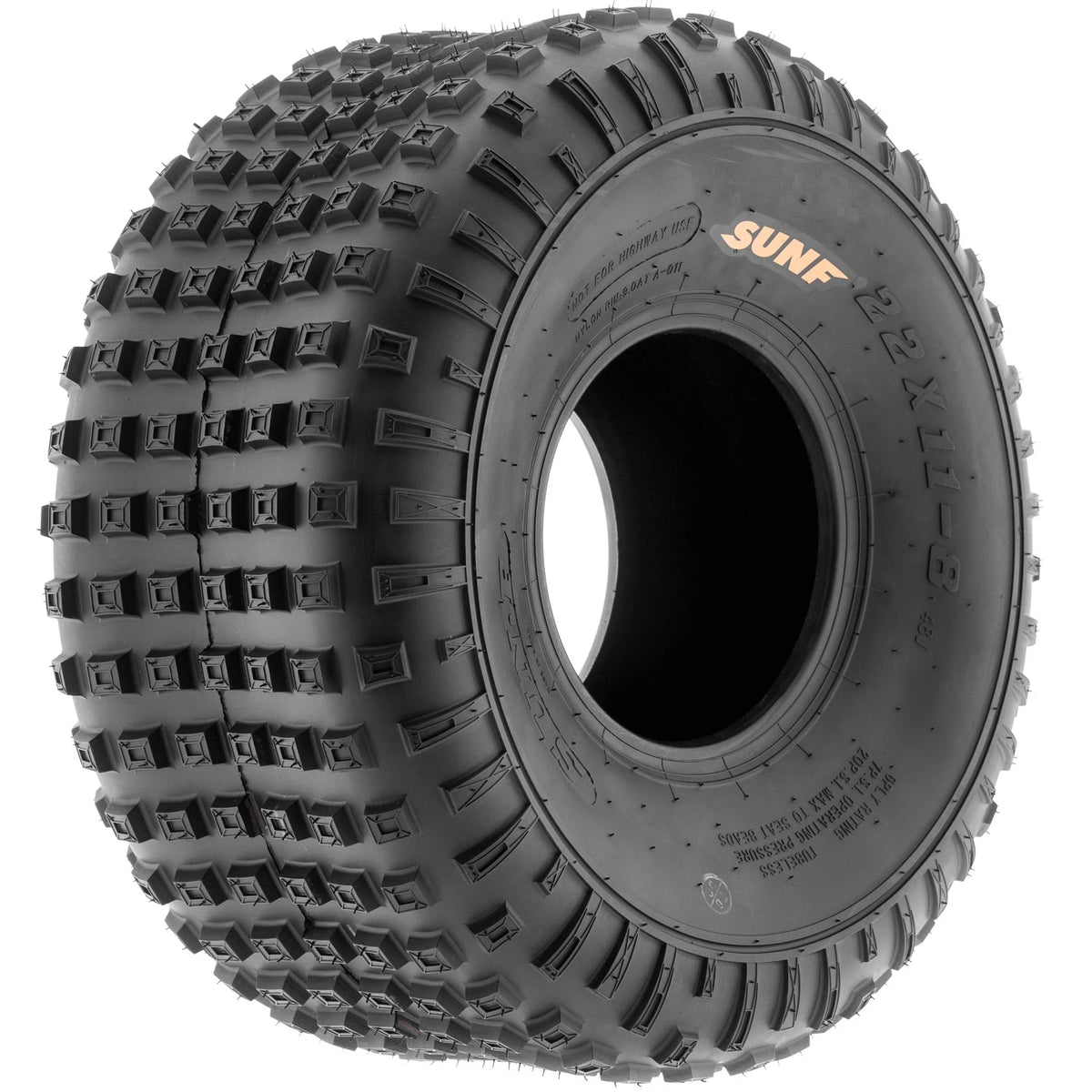 22x11-8 Lawn Mower ATV UTV Tires Set of 4 S3655