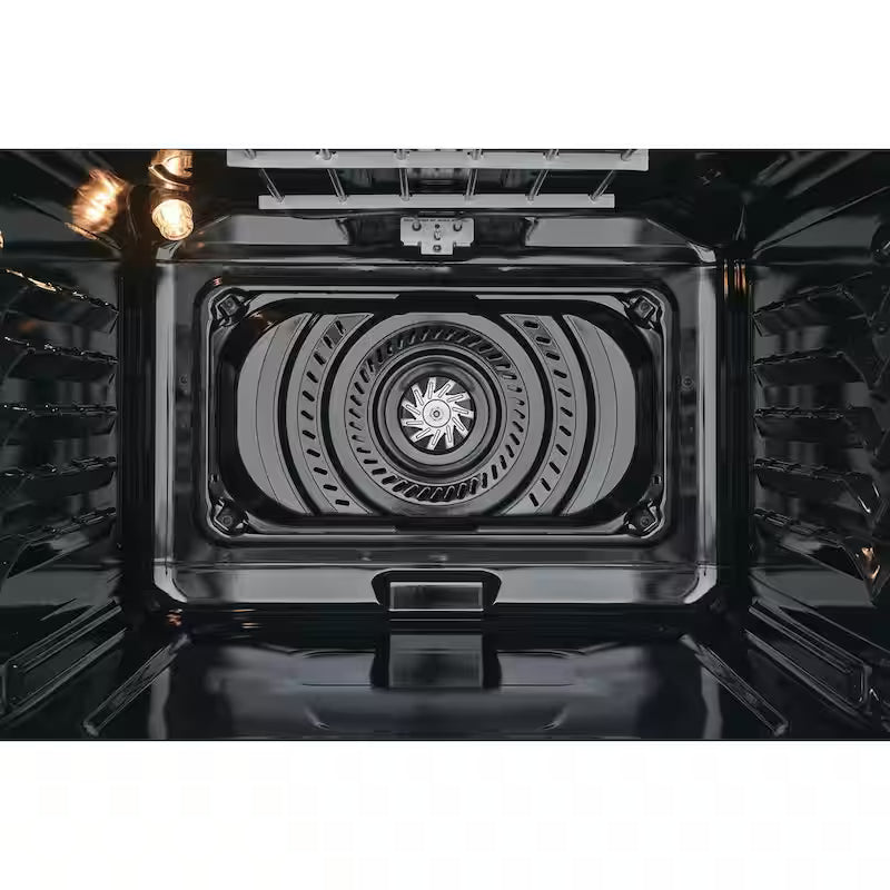 30 in. Single Electric Built-In Wall Oven with Convection in Black Stainless Steel W47973