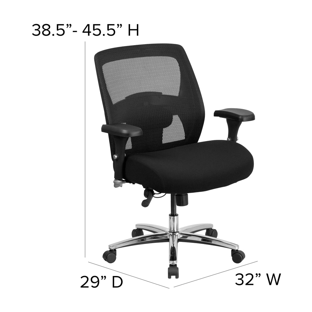 Black Mesh Ergonomic Office Chair X129