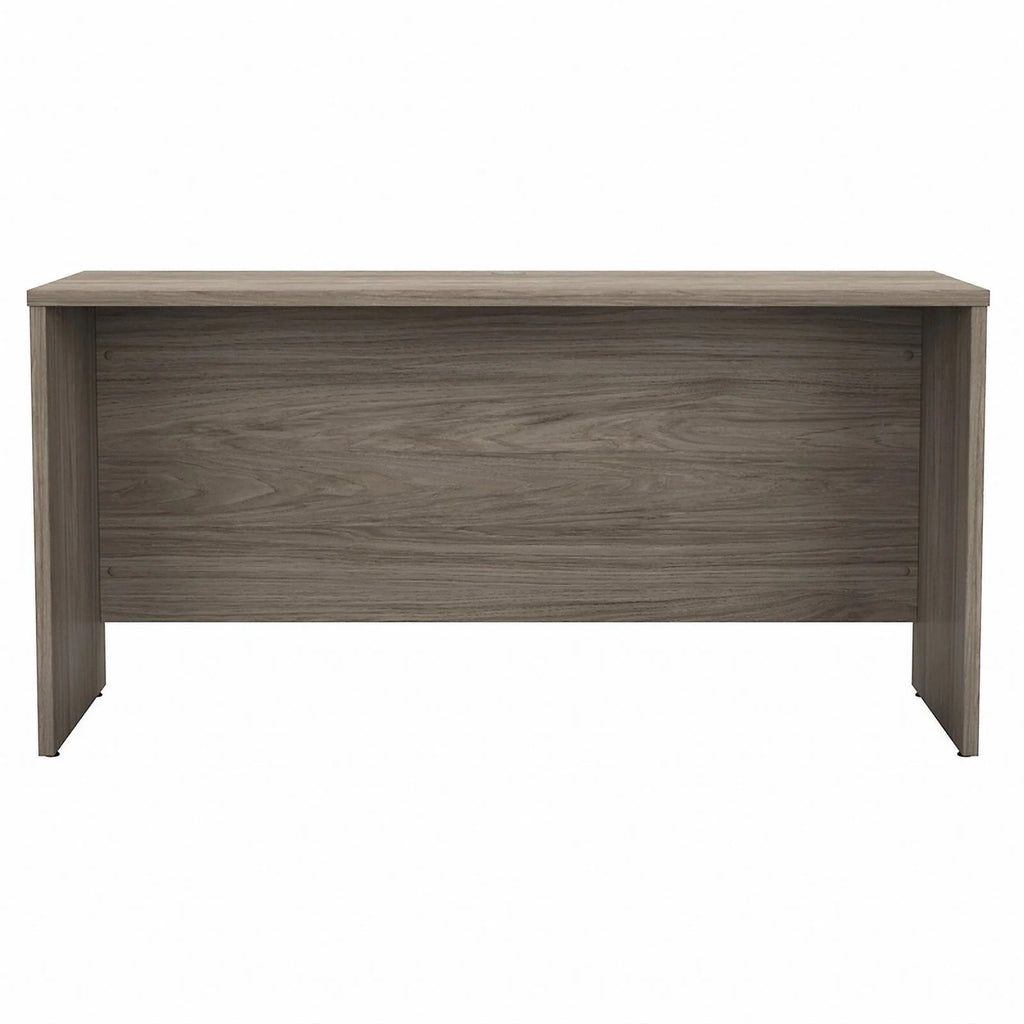 Modern Hickory Engineered Wood Credenza Desk Y41579