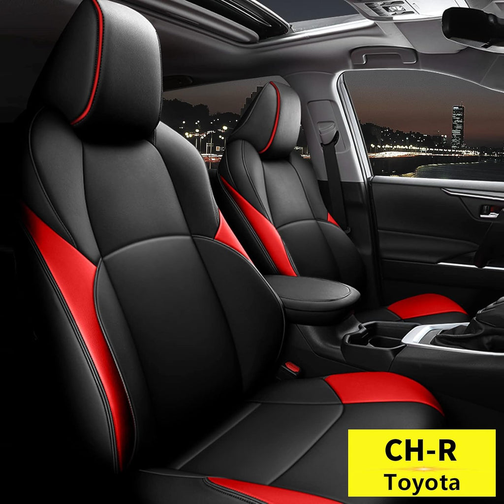 Faux Leather Car Seat Covers Full Set E946062