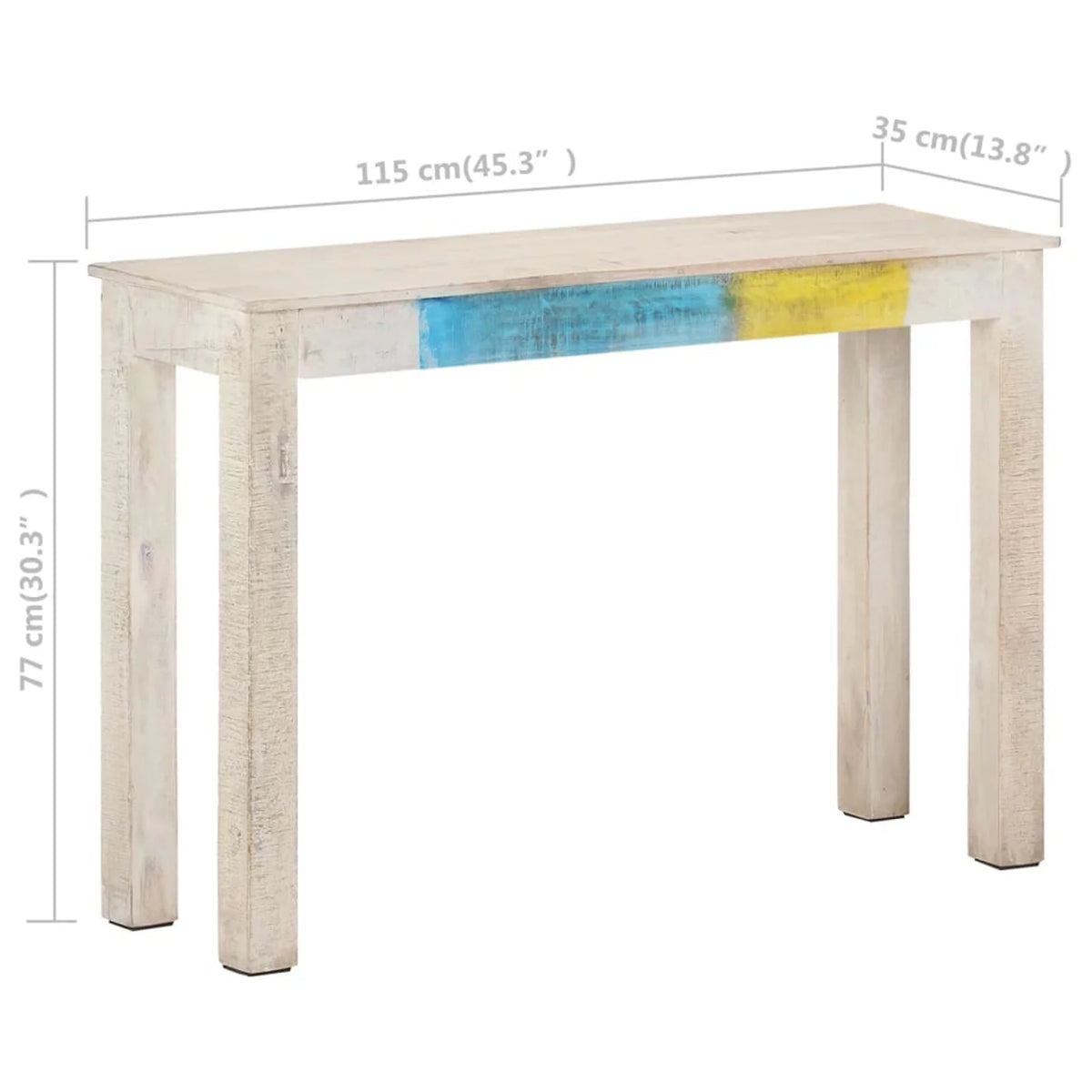 Wooden Console Table Mango Wood Side Table N3674