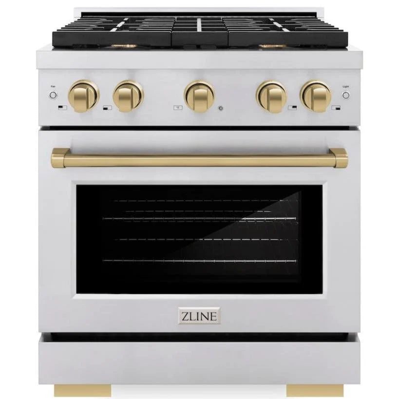 30 4.2 cu. ft. Gas Range with Convection Gas Oven in Stainless Steel J4135