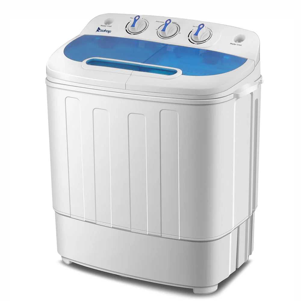 Portable Mini Compact Twin Tub 13.4lb Washing Machine I599