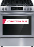 30" Front Control Gas Range with Convection Bake Y73359