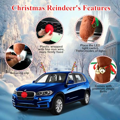 Christmas Reindeer Car Kit with LED B35441