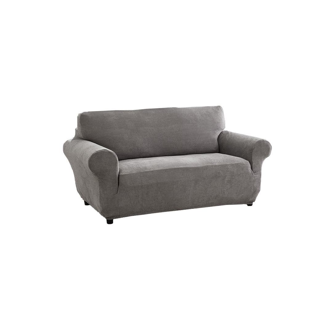 Chenille Stretch Fabric Loveseat Slipcover J564145