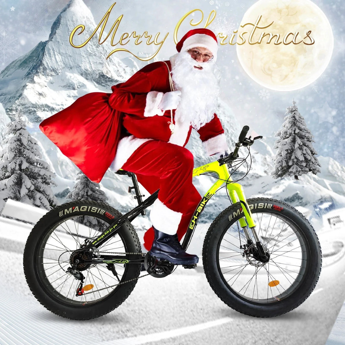 26-Inch Fat Tire Mountain Bike E73844