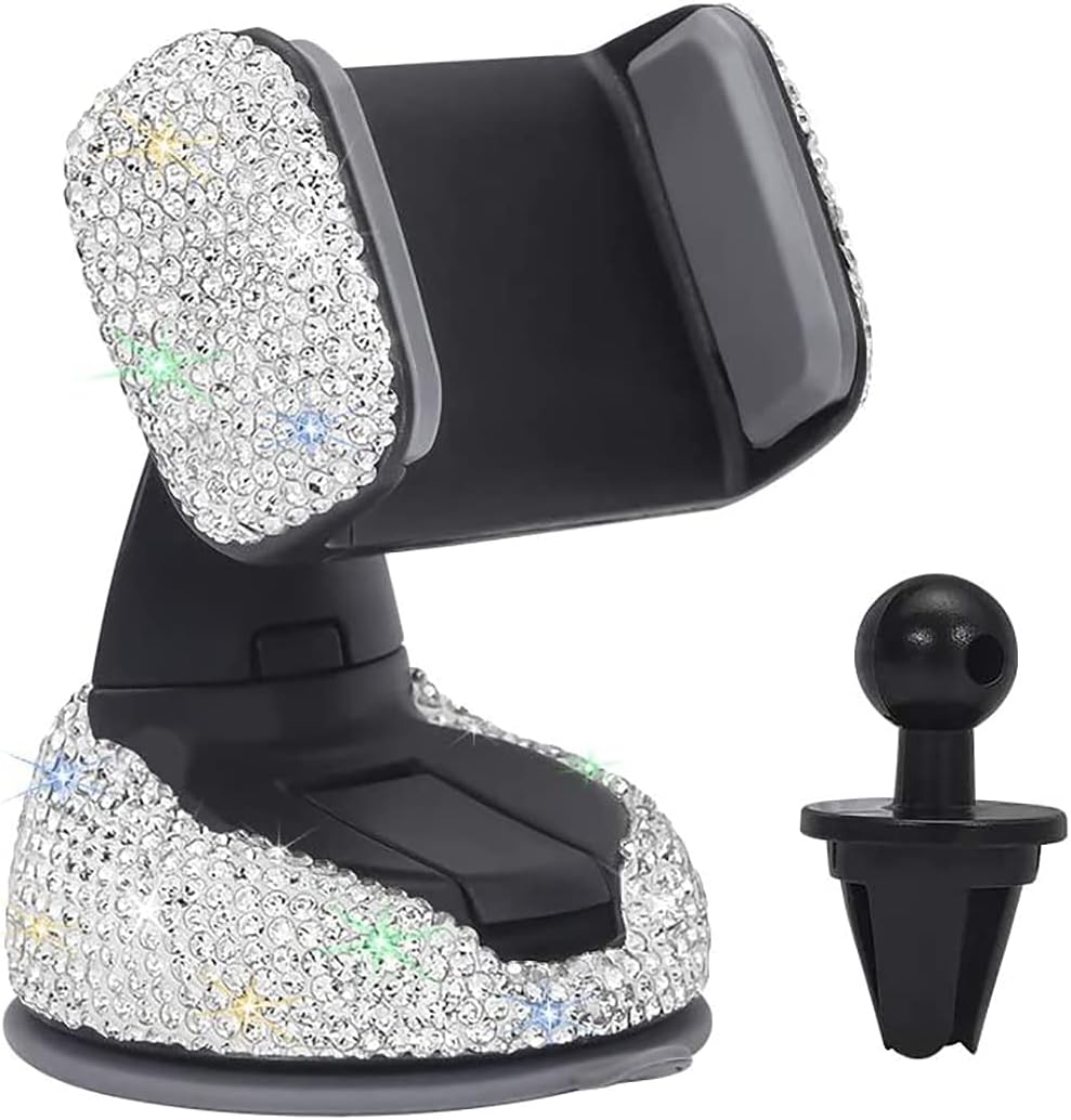 White Car Phone Holder V5244