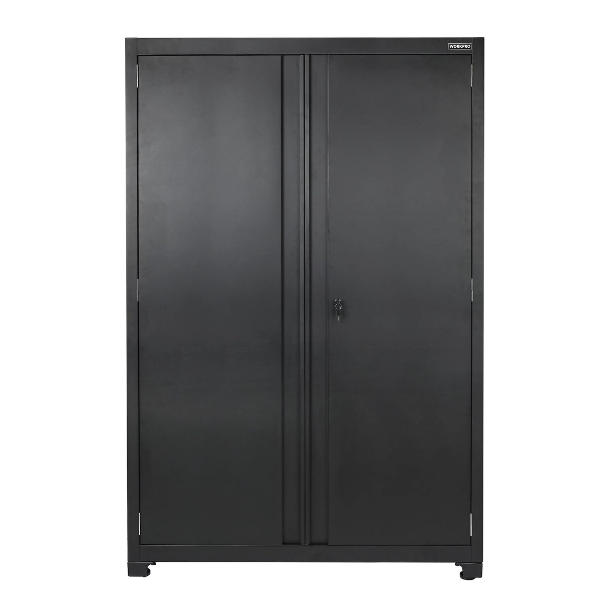 48-inch Black Metal Garage Storage Cabinet Y6426