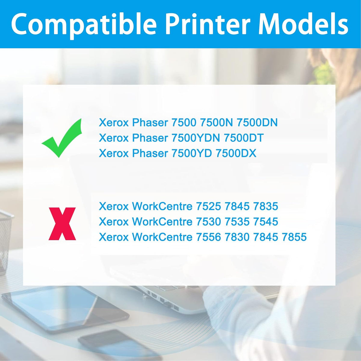 Compatible Toner Cartridge Replacement 4-Pack KCMY D380876
