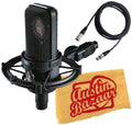 Side Address Cardioid Condenser Microphone with Boom Mic Stand and XLR Cable X4260