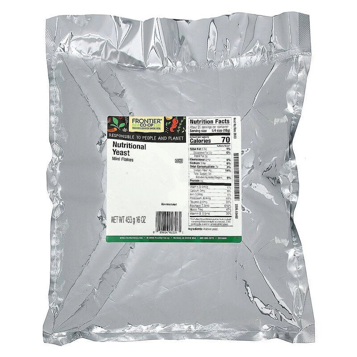 Nutritional Yeast Mini Flakes 16 oz Pack of 3 J19476