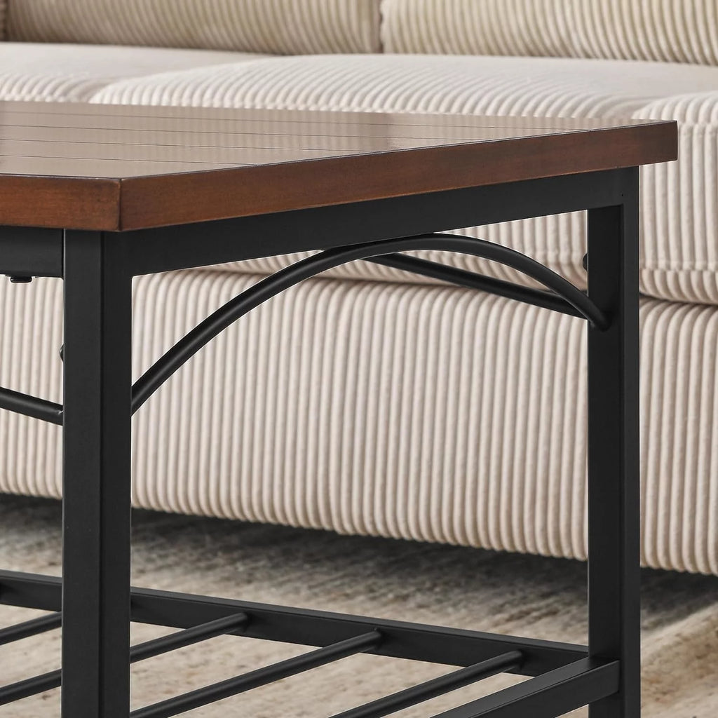 Brown 3 Piece Coffee Table and 2 End Side Tables I948577