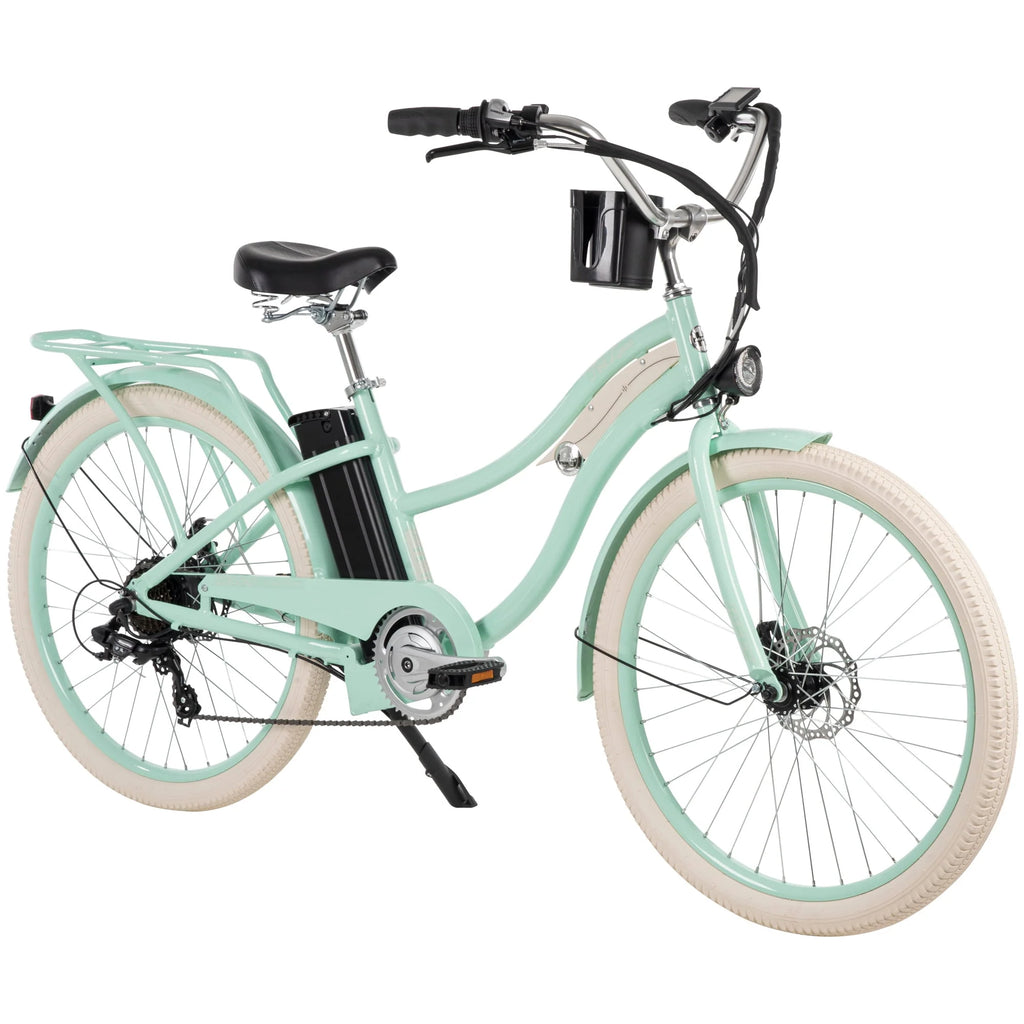 Mint Green 26-in 7-Spd Electric Cruiser Bike D57674