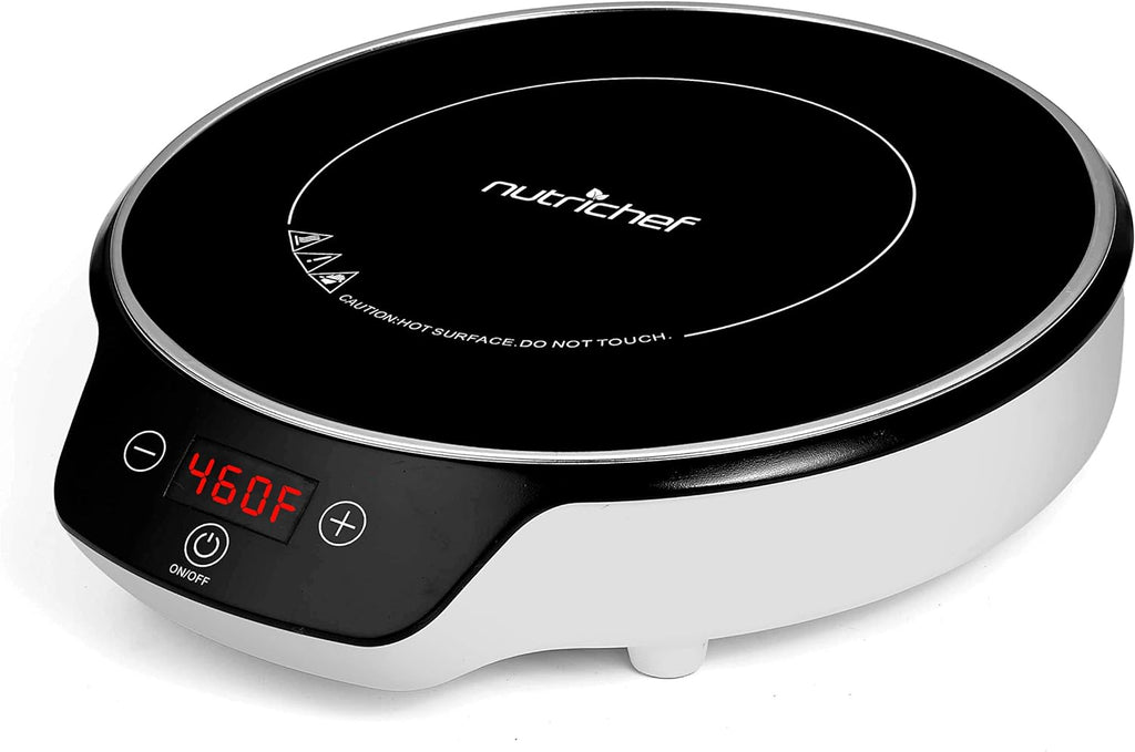 Double Induction Cooktop Portable 120V Digital Ceramic Dual Burner 1800 Watt K143