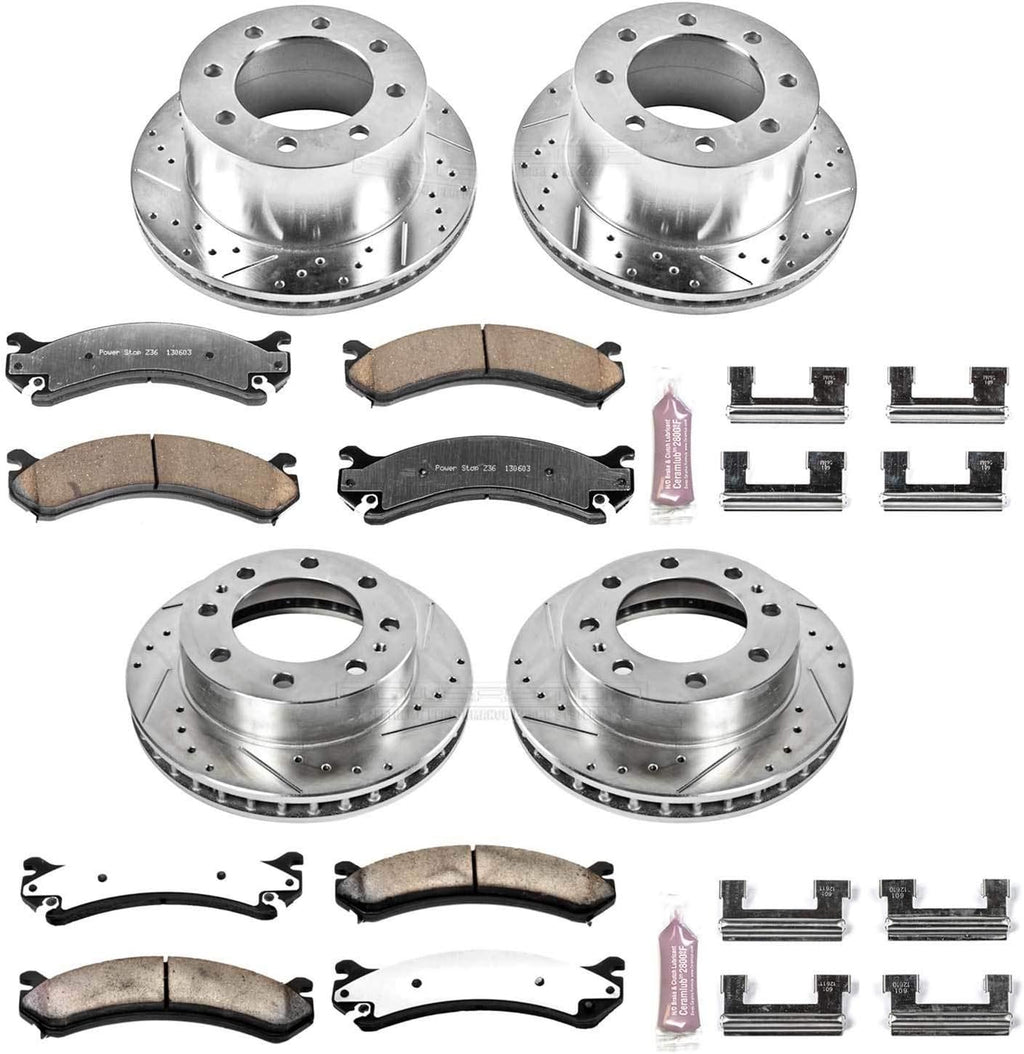 Front and Rear Carbon Fiber Ceramic Brake Kit W847967