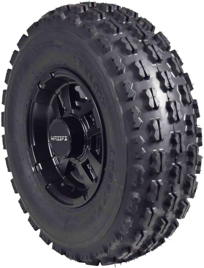 22x7-10 ATV Front Tire & 10x5 Black Wheel Kit (2 Pack) A37514