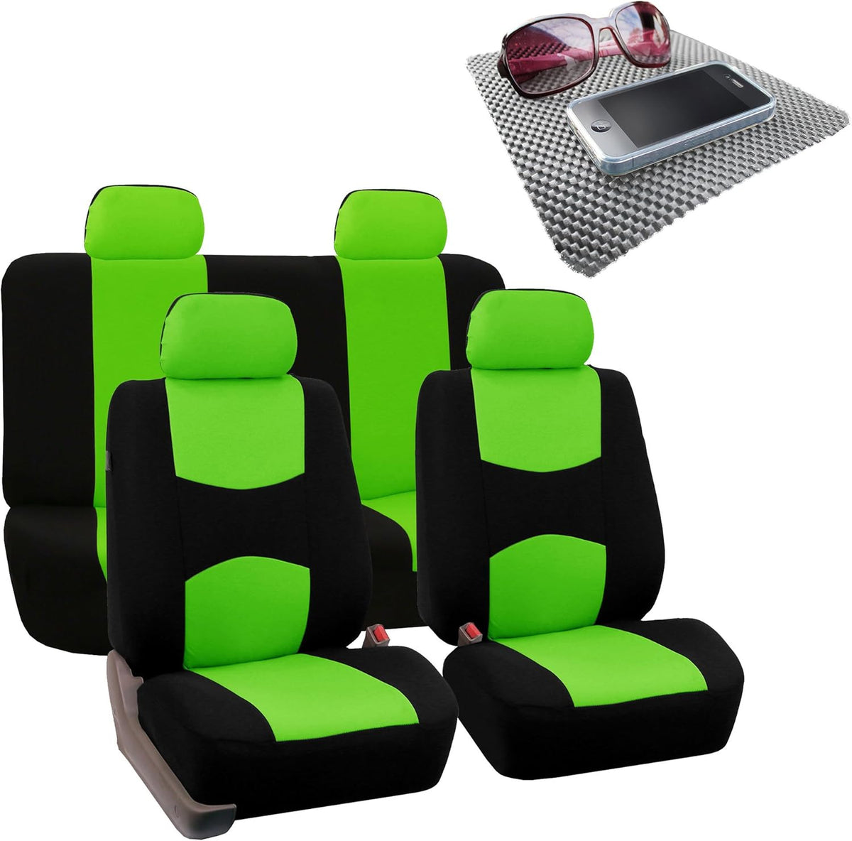 Bright Flat Cloth Full Set Car Seat Covers Q699