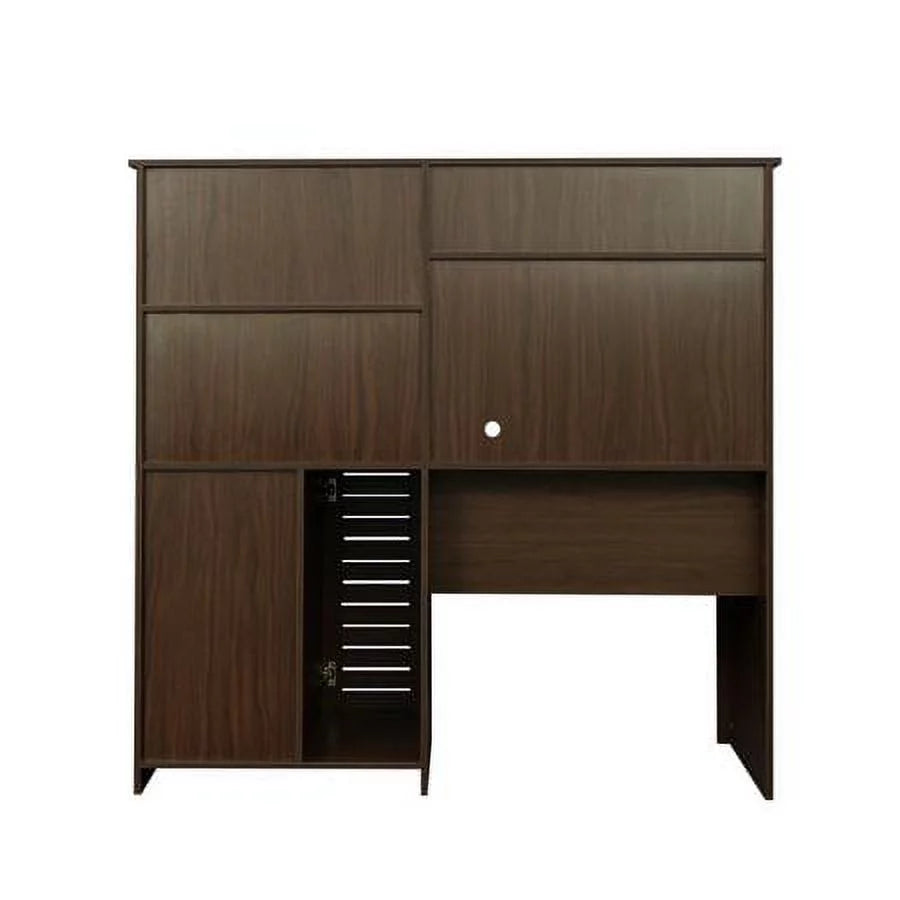 Computer Desk with Drawers & Bookshelf G771